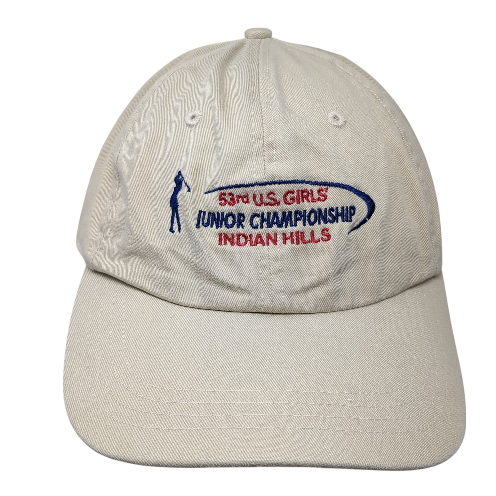 53rd Us Girls Junior Championship Indian Hills Baseball Cap Beige Os Ahead